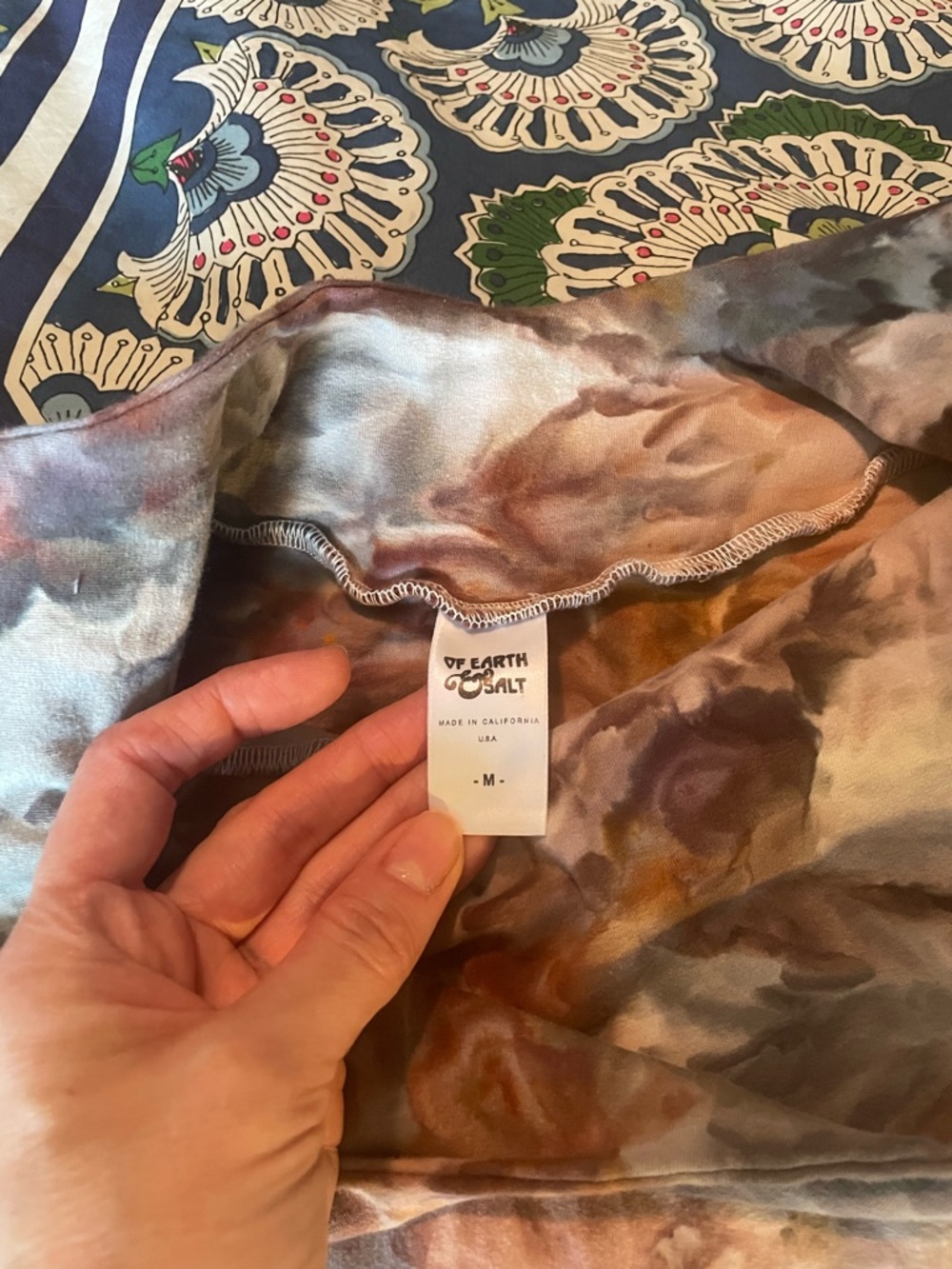 Soleil Catsuit Jumpsuit - Ice Dye Ocean Jasper - Picture 7 of 14